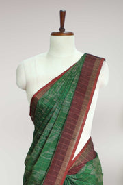 Varanasi Saree – Body Check with Contrast Border