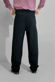 Men's Baggy Stretch Trousers Baggy Fit Lycra