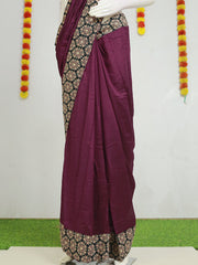 Fancy Georgette Saree - Ajrakh Print with Blouse