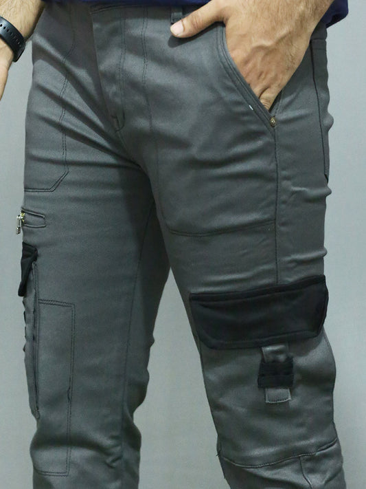 Mens regular fit cargo jogger