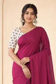 Kalamkari Tassel Malcotton Saree