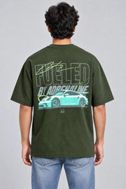 Men's Oversized Graphic Printed T-Shirt