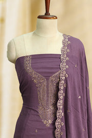 Golden Elegance Silk Churidar Material
