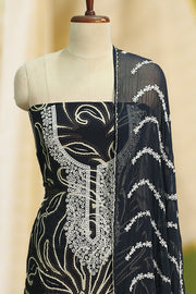 Sequin Bloom Rayon Churidar Material