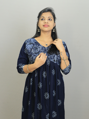 Aliya Cut Feeding Kurti