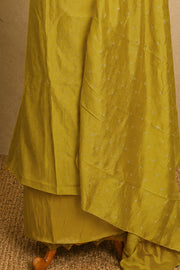Silk Churidar Material – Stone with Mirror Work