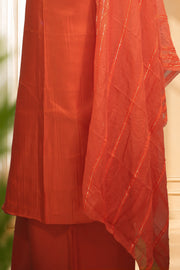 Silk Churidar Material – Golden Thread Work with Sequins