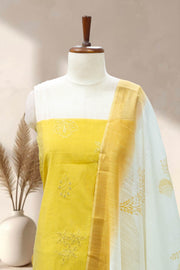 Sequin Thread Work Silk Churidar Material