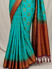 Woven Zari Banarasi Silk Saree