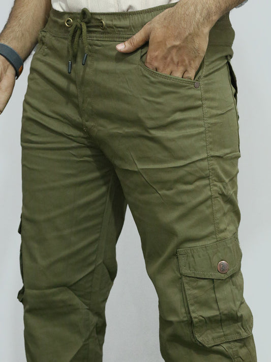 Mens regular fit cargo jogger