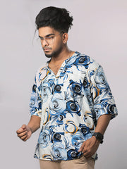 Printed Rayon Casual Kurta ( Casual Shirt Model )