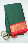 Soft Silk Saree with Golden Border