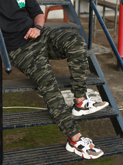 Cotton Army Printed Jogger For Men