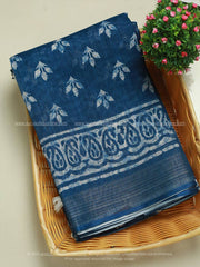 Indigo Banarasi Silk Saree - Just ₹608! 🌟