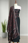 Elegant Silk Churidar Material with  Embroidery Thread Work