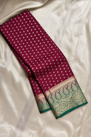 Traditional Paisley Bangalori Silk Saree