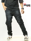 Men's Denim Jogger with Rib - Stretchable Jeans for a Clean and Stylish Look