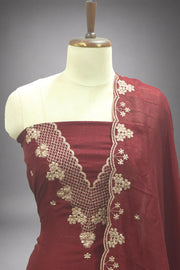 Sequin Elegance Silk Churidar Material