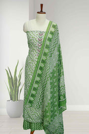 Cotton Churidar Material – Elegant Floral Charm