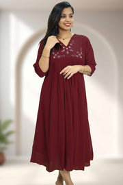 Flared Kurti – Cut Bead, Sequins & Stone Work