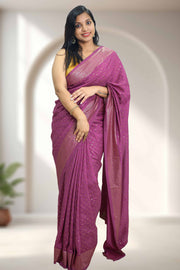 Semi Chiffon Saree – Printed
