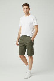 Desi Factory Men’s Cotton Shorts – Frostic Plain