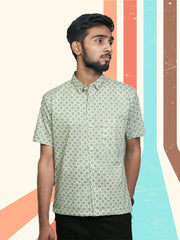 Half-Sleeve Cotton Mix Casual Shirt - Only ₹298