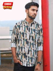 Combo Offer: Casual Full-Sleeve Shirts in Cotton Blend - ₹498