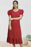 Chic Cotton Flared Top (NIGHT DRESS)
