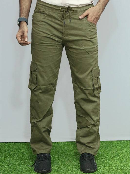 Mens regular fit cargo jogger