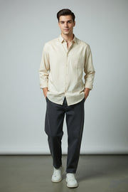 SSS Classic Satin Cotton Casual Shirt