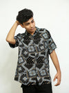 Men Regular Fit Rayon Printed Half Sleeve Casual Shirt