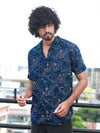 Men Regular Fit Rayon Printed Half Sleeve Casual Shirt