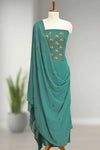Georgette Churidar Material – Embroidery & Sequins Work