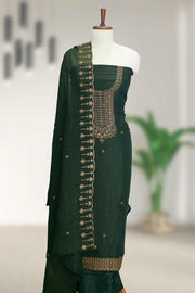 Graceful Georgette Churidar Material with Sequins Touch