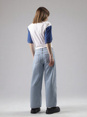 Loopknit Crop Short Top with Embroidery Thread Work