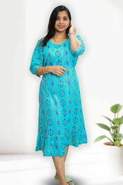 Women’s Cotton Printed Frock Night Dress