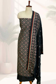 Elegant Ajrakh Print Modal Silk Churidar Set