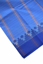 Handloom Cotton Saree – Temple Design