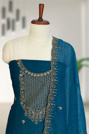 Graceful Georgette Churidar Material with Sequins Touch