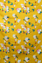 Floral Print Double Bedsheet with Matching Pillow Covers