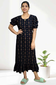 Printed Cotton  Nightdress
