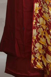 Classic Button Work Silk Churidar Material