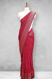 Semi Chiffon Saree – Printed