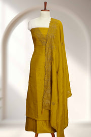 Silk Churidar Material – Embroidery & Beads Work