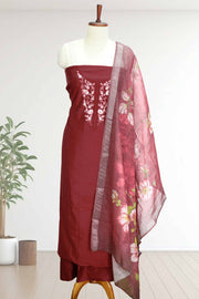Elegant Silk Churidar Set – Graceful and Timeless