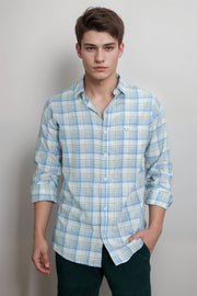 Men's Cotton Casual Check Shirt