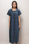 Cotton Nighty – Printed with U Neck