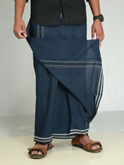 Men's Cotton Colour Dhothi - 189/-