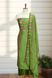 Silk Churidar Material